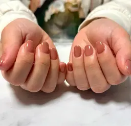 ワンカラー＆ラメグラデーション