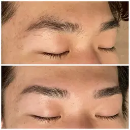 骨格に合わせたデザイン眉Wax（カット、間引き込み）10分ヘッドマッサージ付💠口コミ必須特別価格💠