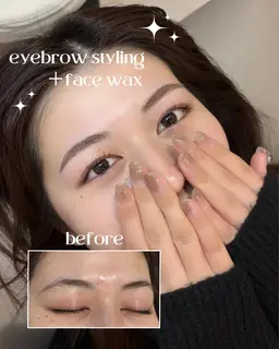 《人気No.1✨》フェイスワックス×美眉毛ワックスSET🐩🎀【全顔WAX・眉毛WAX】※撮影モデル