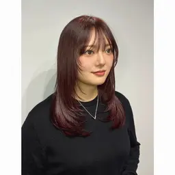 レイヤーカット、顔周りカット🎀🤍