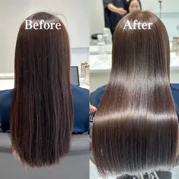 髪質改善メンテナンス+髪質改善オーガニックカラーリタッチ（2ヶ月以内）