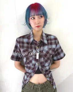 【特別クーポン】ブリーチ➕カラー➕TR 《ムラ修正、デザインカラー、ブリーチカラー、ホワイトカラー、梅田、中崎町》