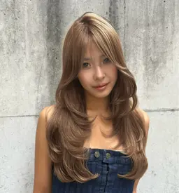 ⸜❤︎⸝ 顔周りカット+ブリーチなしダブルカラー ⸜❤︎⸝