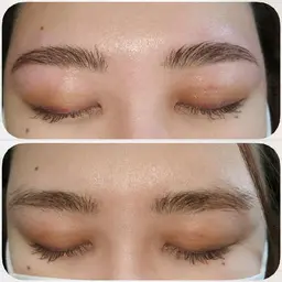 人気メニュー　眉毛wax脱毛+次世代まつげパーマ