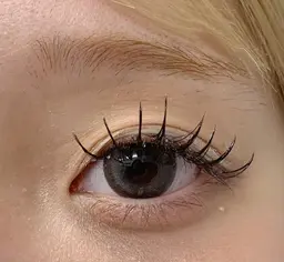 期間限定！新規メニュー！LEDエクステフラットラッシュ120本(オフ込み)