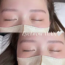 アイブロウワックス脱毛✧*｡(カット・間引き・メイク付✨️🎀)