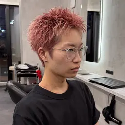 【✨2回目以降の方✨】理想のヘアカラーに🔥スパイキーショート+ブリーチカラー