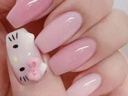 【自爪可愛いmax】ぷくぷくハローキティ