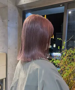 🍑カット+(全頭ブリーチ+オンカラー)+2STEPトリートメント