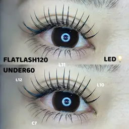 【 お得な上下LEDマツエク💡 】🧸 フラットラッシュ100本➕下まつげ60本 🧸