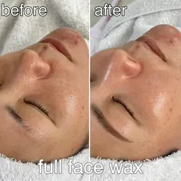 フェイシャルwax(全顔)×眉wax