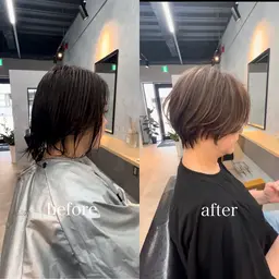 【話題艶髪カラーヘアー】カット×フルカラー×保湿トリートメント