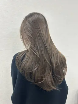 【🕯️期間限定🕯️】少し明るく韓国女子の大人っぽな透明感ベージュ🤍ブリーチなしダブルカラー➕オリジナルTr🤍