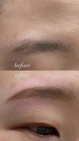 🪸すっぴん美眉🪸WAX+ブロウリフト【眉メイク込】