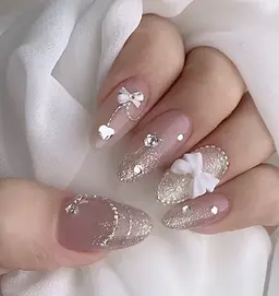 オフ無料★パーツ乗せ放題★ジェル チップ長さだし★カラーグラデーションorマグネット