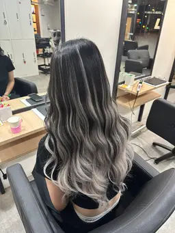 【ミディアムからロングに💁‍♀️】馴染ませcut+人毛シールエクステ60本