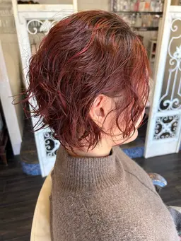 カット+デジタルパーマ+ケアスパ