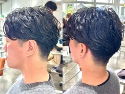メンズカット💇&ニュアンスパーマ🌀&頭皮スパ🧖‍♂️