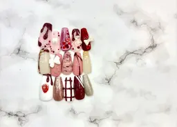 ジュニアメニュー２５日限定🩷バレンタイン限定ネイル🍫💓6600円→4000円