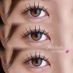 【本日限定】Lカール フラットラッシュ(100~120本)