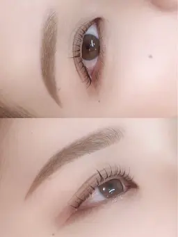 【女性専用サロン】美眉毛ワックス脱毛！しっかり間引きや冷やしメイク付。Google口コミを１週間以内可能な方。