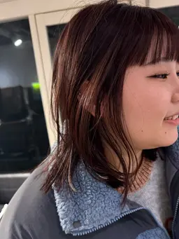 レディースカット＋ワンカラー(ブリーチ無し)＋Aujua4stepトリートメント✨