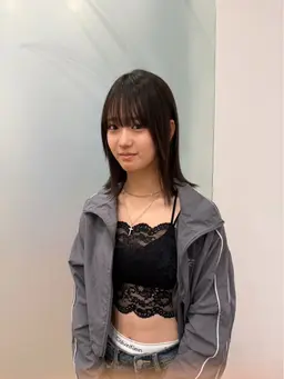 🐼ボブカット🐼韓国女子向け🇰🇷似合わせ暗髪透明感ナチュラルカラー+コーティングウォータートリートメント