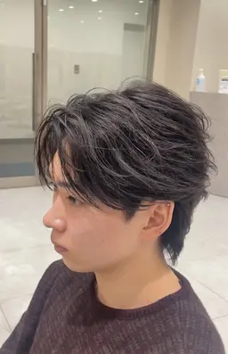 【メンズ限定🔥】フェザーパーマ＋カット