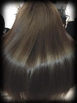 カット＋髪質改善サラツヤストレート