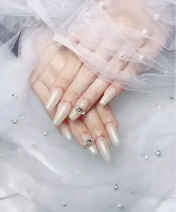 自爪💕💕持ち込みシンプルデザイン4本、