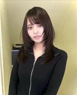 【年内最後のメンテナンス】透明感カラー＋トリートメント/韓国レイヤー/ハッシュカット/顔まわり/髪質改善/暖色/オリーブ