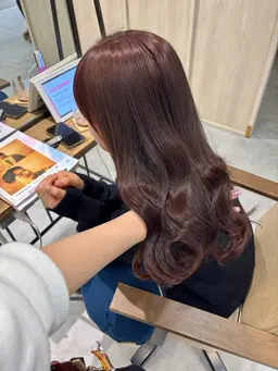 【髪質改善】カラー+再生トリートメント(前髪カット付き)