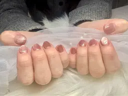 【Jrスタッフ】シンプル🤍マグネットネイル