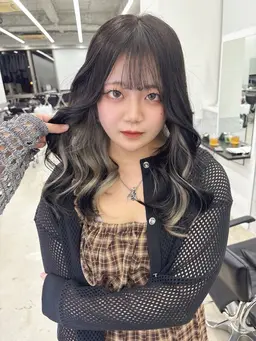 地毛を残したインナーカラー🪽🎼【うる艶カラー】⚠️ 平日16:00​〜​土日祝15:00​〜​限定