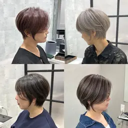 全員|白髪ぼかしカラー+似合わせカット(ブリーチなし白髪ぼかし可✨)