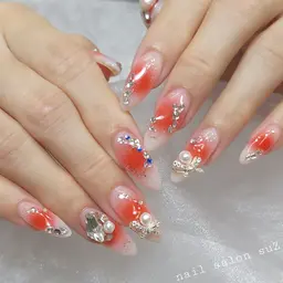 【オフ無し】長さだし10本+アートやり放題✨持ち込みデザイン可能