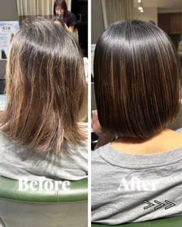 【モニター】ボブカット＋酸性ストレートor縮毛矯正