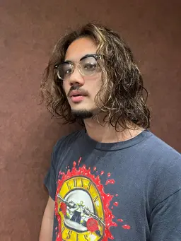 メンズ限定🏄ハイライト＋パーマ🏄