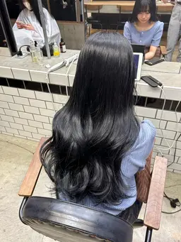 ❤︎🖤ミニモ学割 U24🖤黒にしたい方・暗染めカラー➕トリートメント❤︎