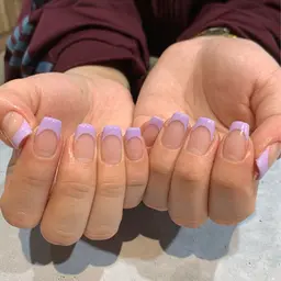 【初回/4週以内オフ無料】《ハンド》クリアグラデーションorクリアフレンチ🌼【oak中目黒】