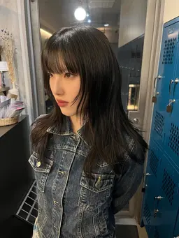 【12月限定!!60%off】ロングカット+うる艶Aujua2stepトリートメント