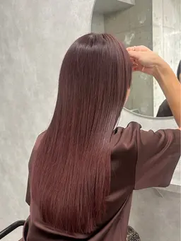 【人気No,2⭐️】透明感カラー+トリキュアTR