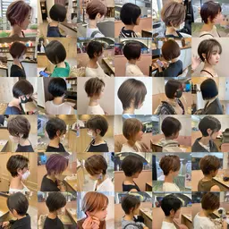 【似合わせ】小顔ショートカット&Aujua5step髪質改善トリートメントor20分潤いヘッドスパ