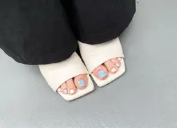 フットネイルシンプルコース🐾ワンカラーorラメグラ