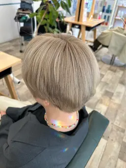 ダブルカラー(ブリーチ＋オンカラー)