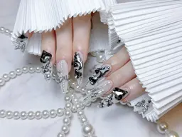 ❤️🔥チップ長さだし10本+持ち込みデザイン120分【680円パーツまでつけ放題】オフ無し16980➡️12980