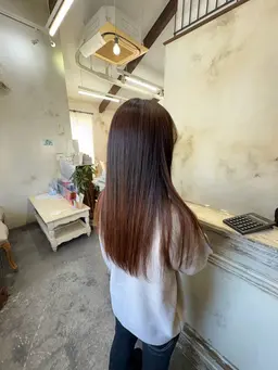 縮毛矯正モデルです🤎