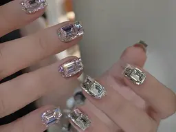 🎀ワンカラー/ラメグラデーション無制限パーツ付け放題90分