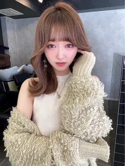 【営業後限定】ブリーチなし✨透明感Wカラー＋カット＋3Stepトリートメント