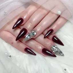 ★【スカルプ】★Mサイズアートつけ放題（持ち込みデザインOK）